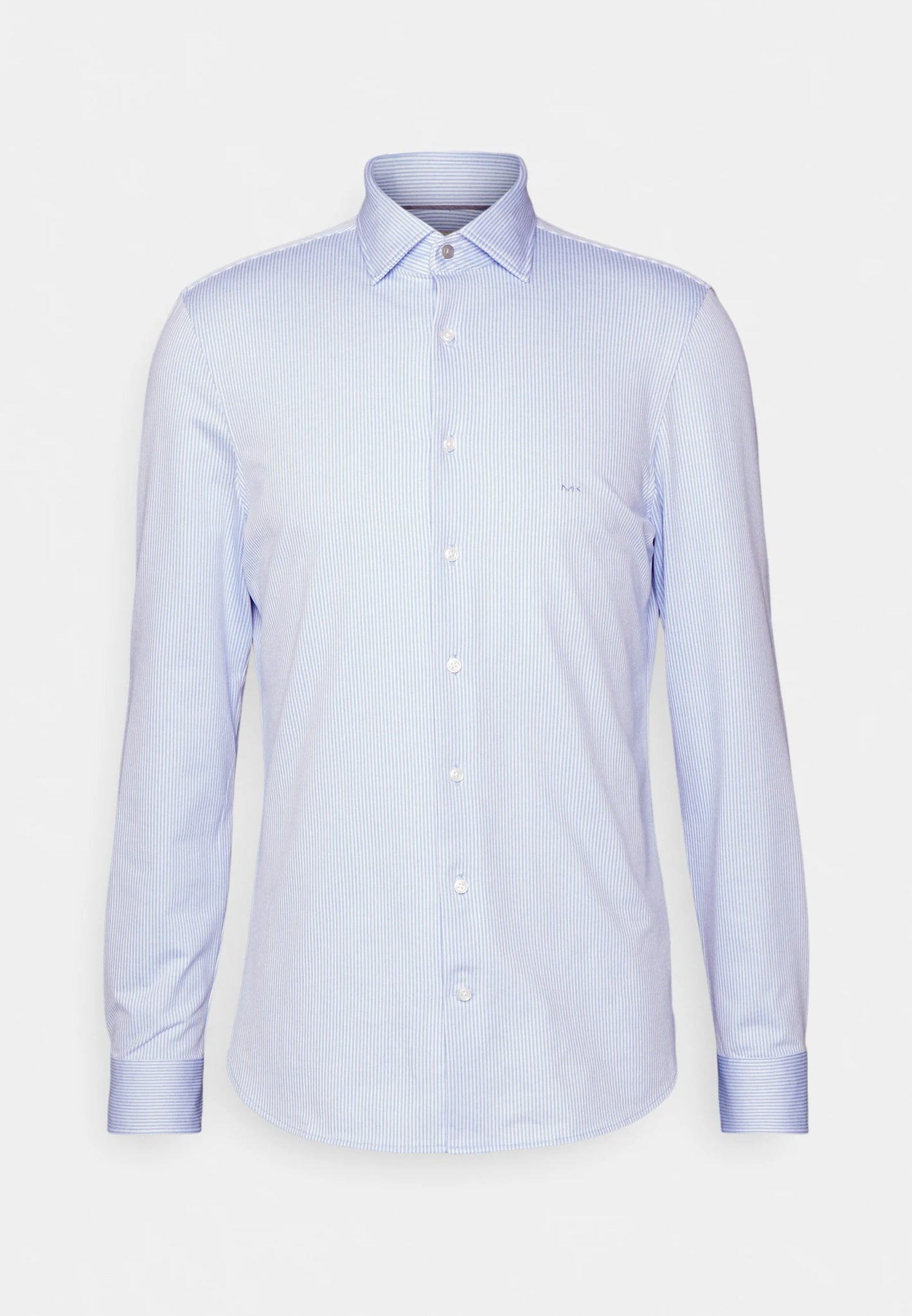 Camicia in Tessuto Tecnico Slim Fit / Celeste - Ideal Moda