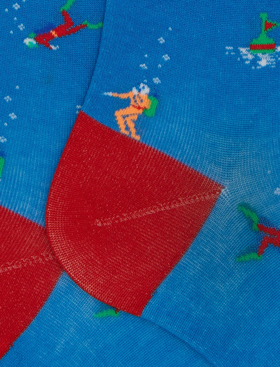 Calze da uomo in cotone a pois – Dandy Street