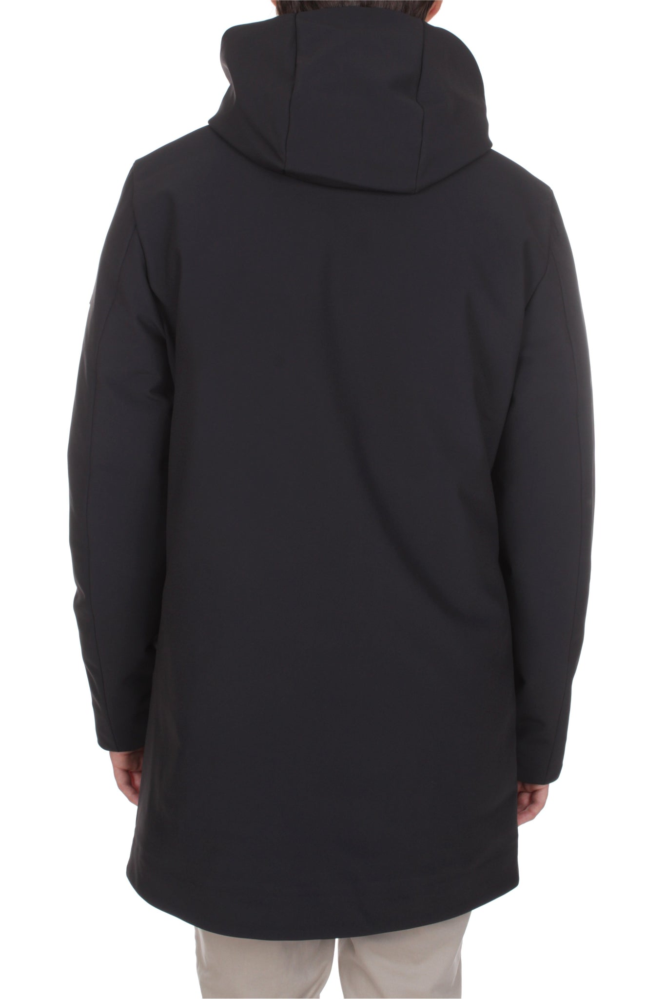 Giubbino Parka Stretch in Nylon / Nero