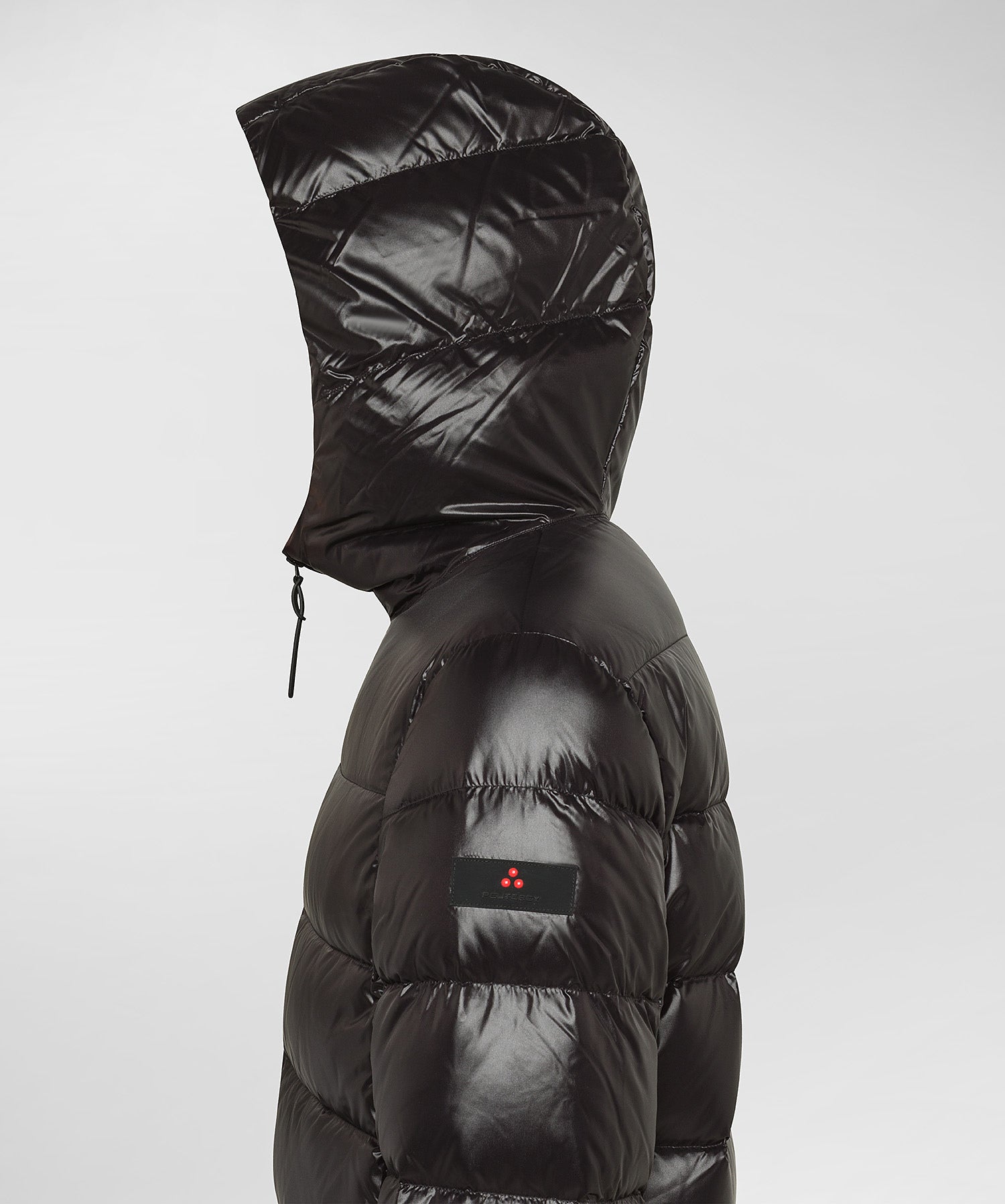 Piumino in Nylon Lucido / Nero