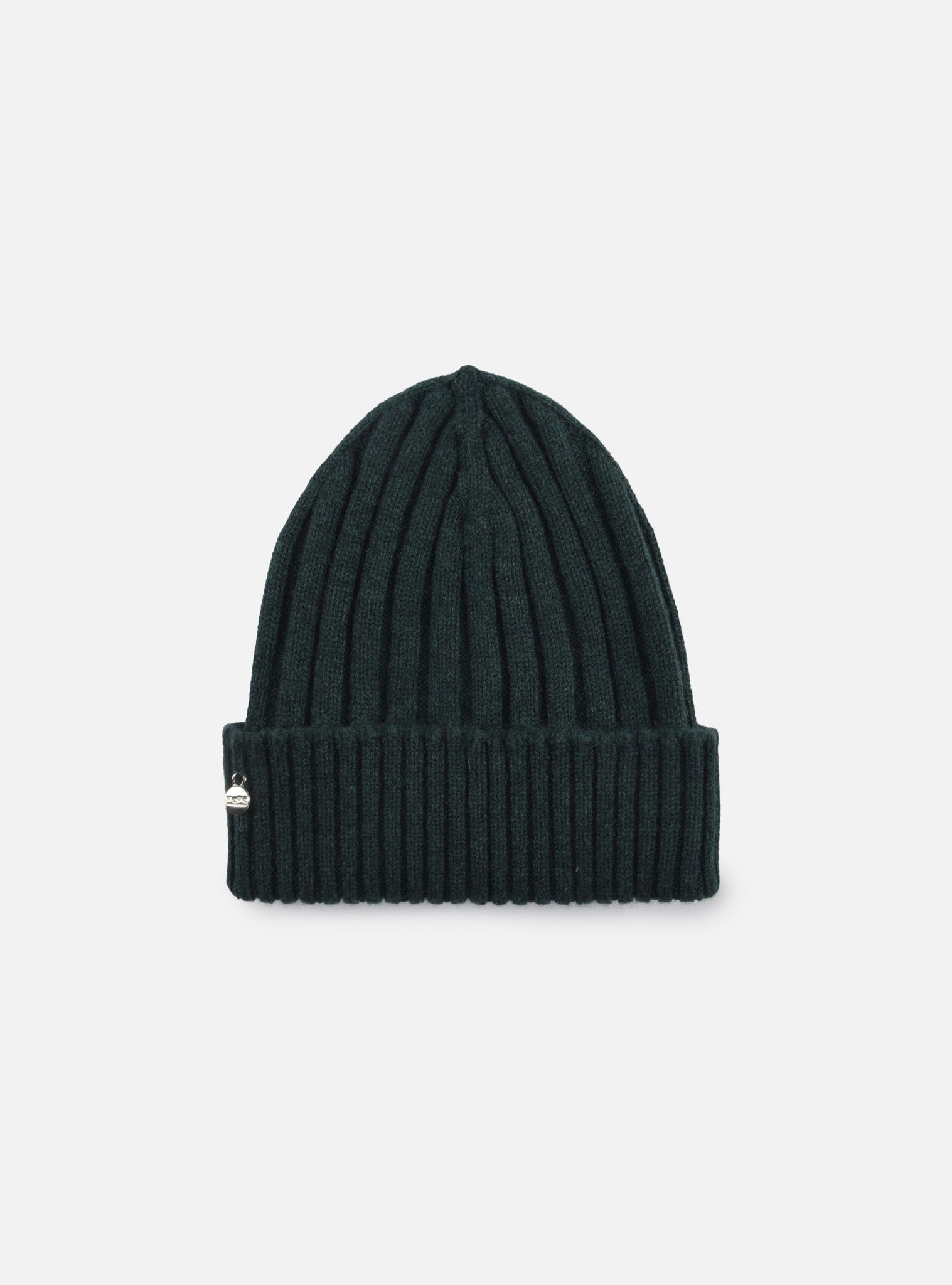 Cappellino in Maglia Inglese in Cashmere / Verde - Ideal Moda
