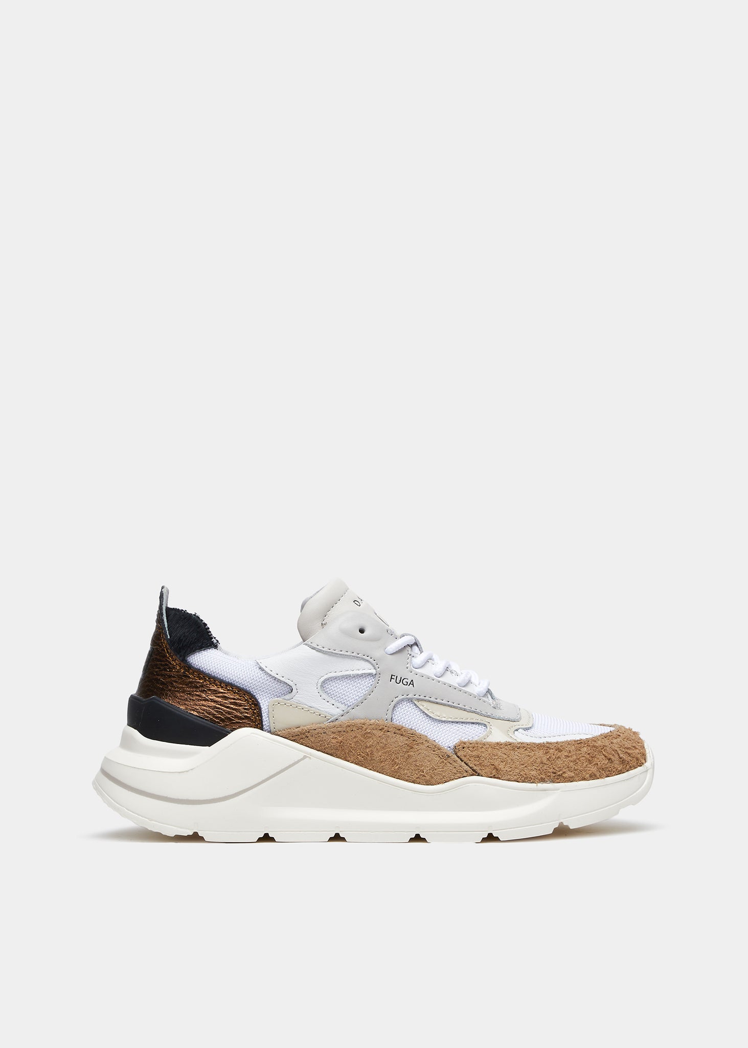 Sneaker in tessuto Tecnico Fuga Hairy / Bianco - Ideal Moda