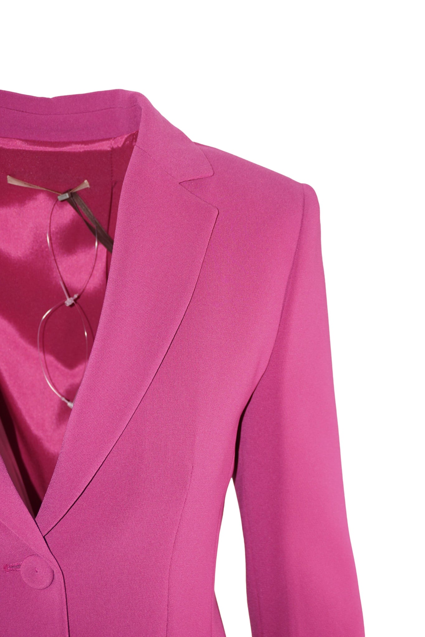 Giacca Slim Fit Monopetto / Fucsia - Ideal Moda