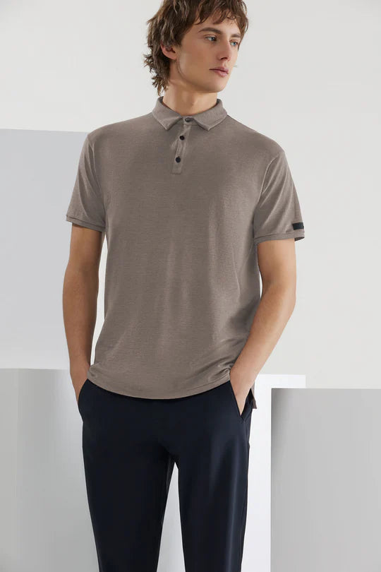 Polo Macro Wash / Beige - Ideal Moda