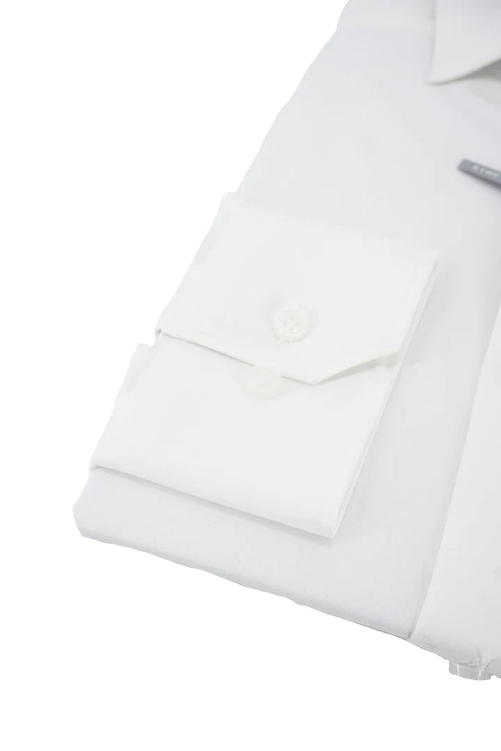 Camicia in Cotone Modern Fit / Bianco - Ideal Moda