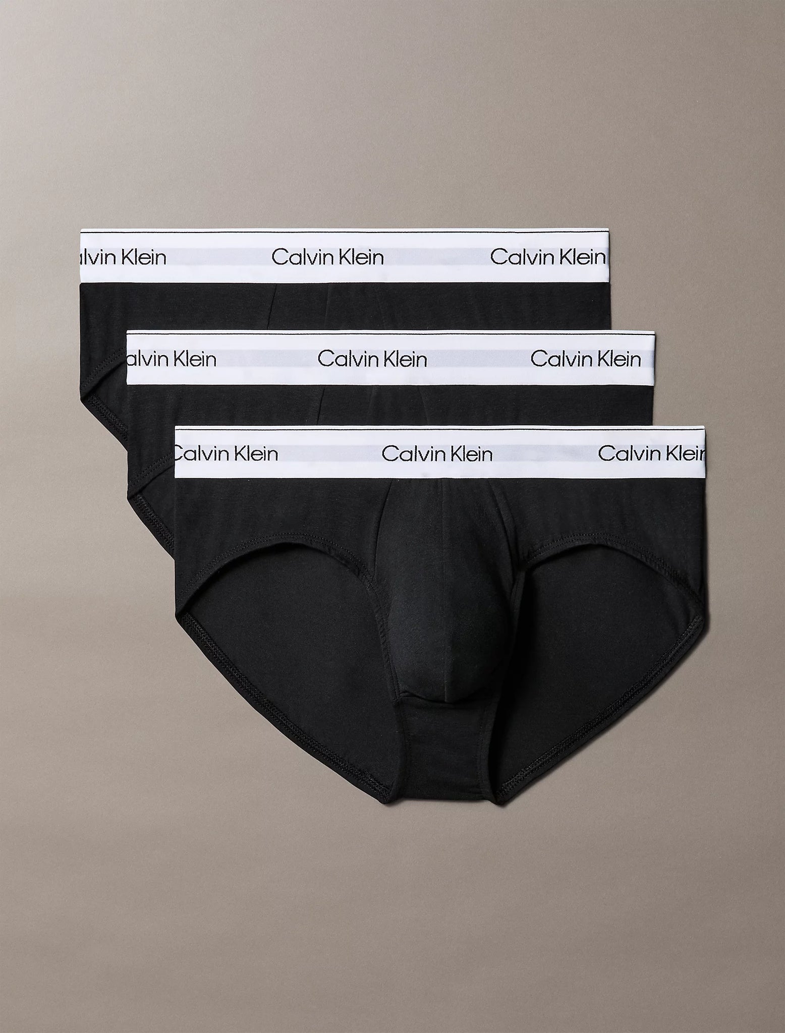Slip in Confezione da 3 / Nero - Ideal Moda