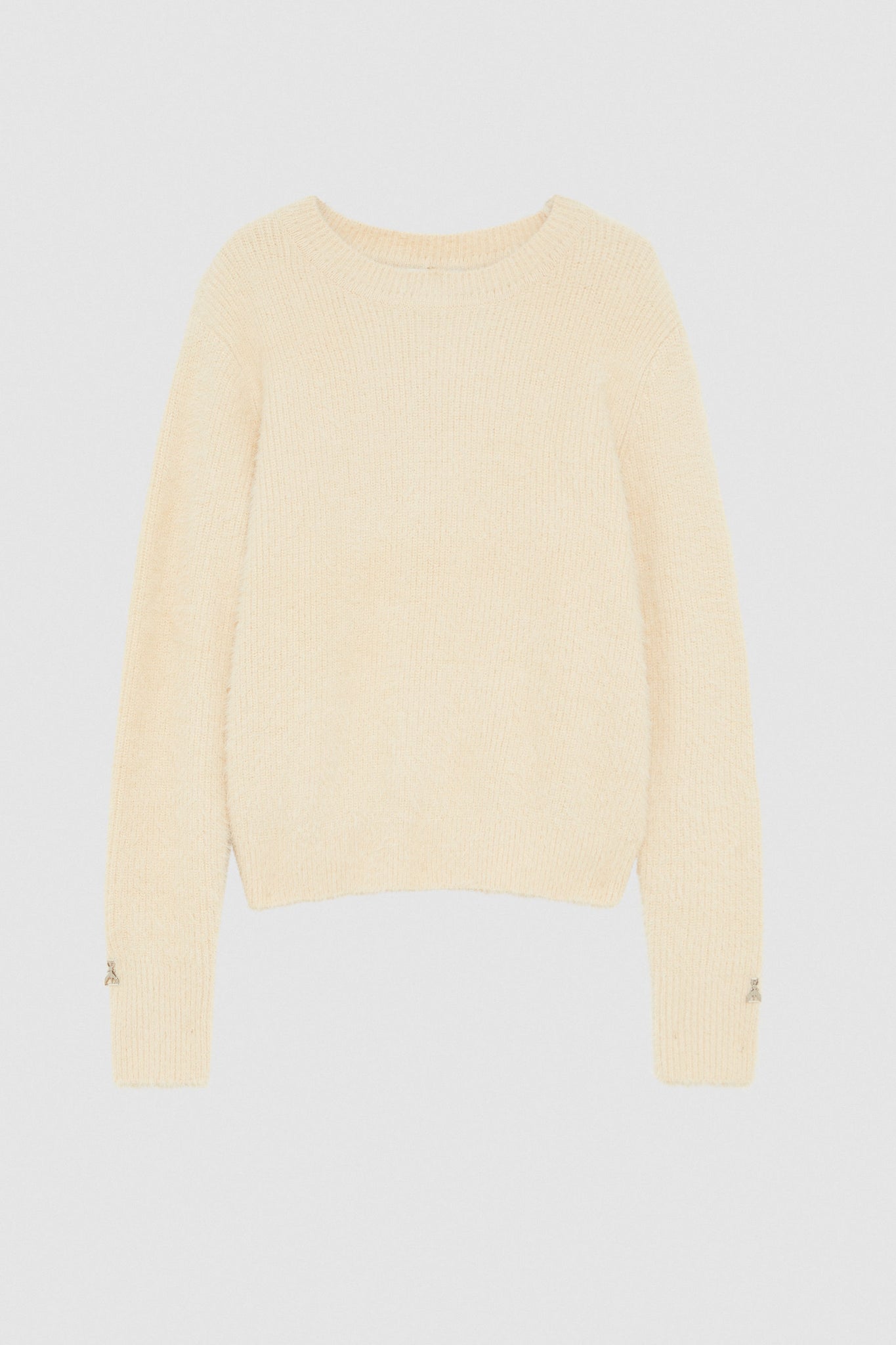Maglia Scollo Rotondo / Beige - Ideal Moda