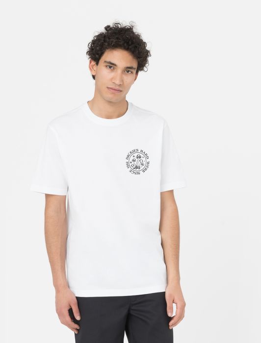 T-Shirt Bayside a Mezze Maniche / Bianco - Ideal Moda