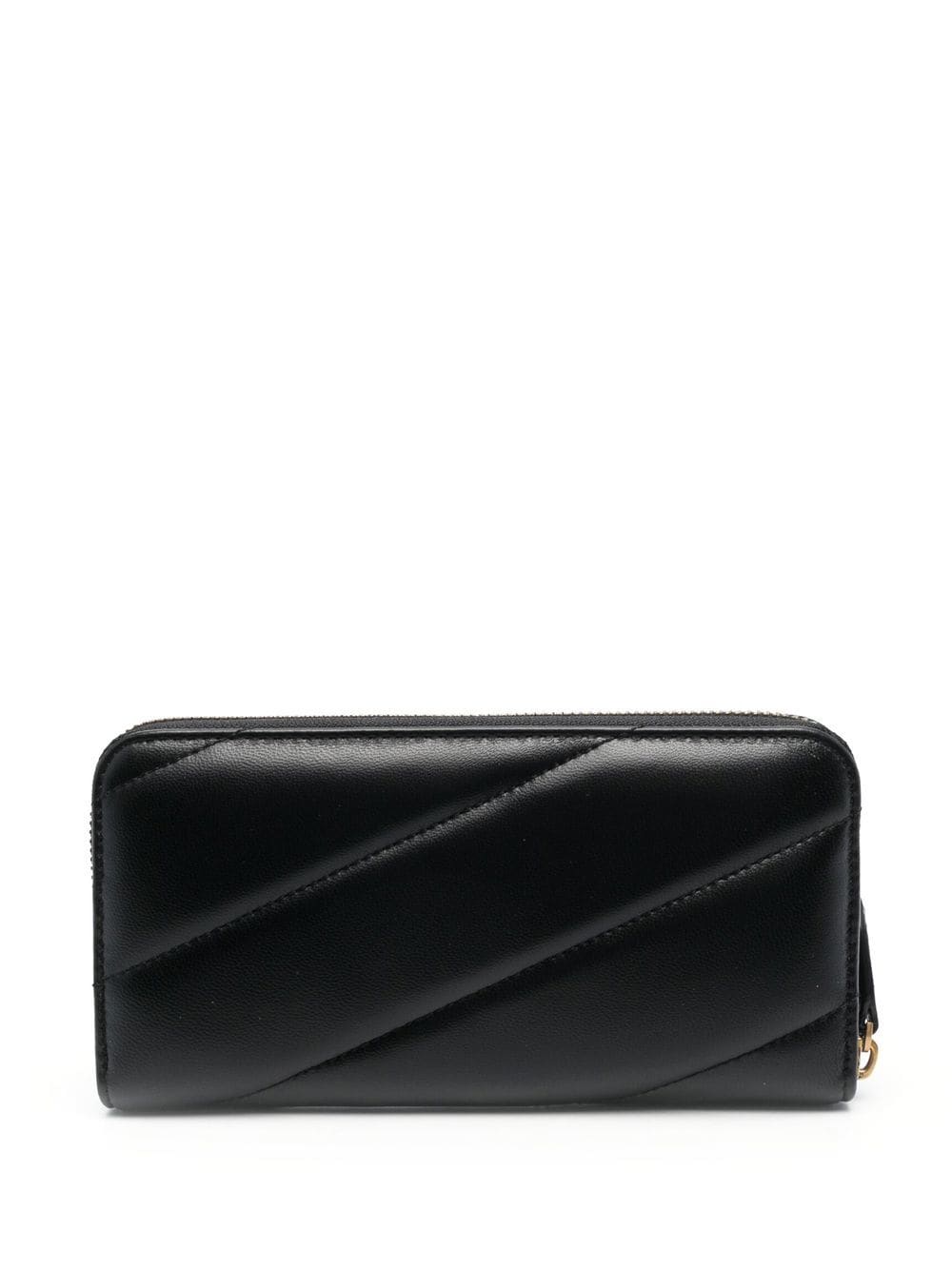 Portafoglio Ryder Zip Around in Pelle / Nero - Ideal Moda
