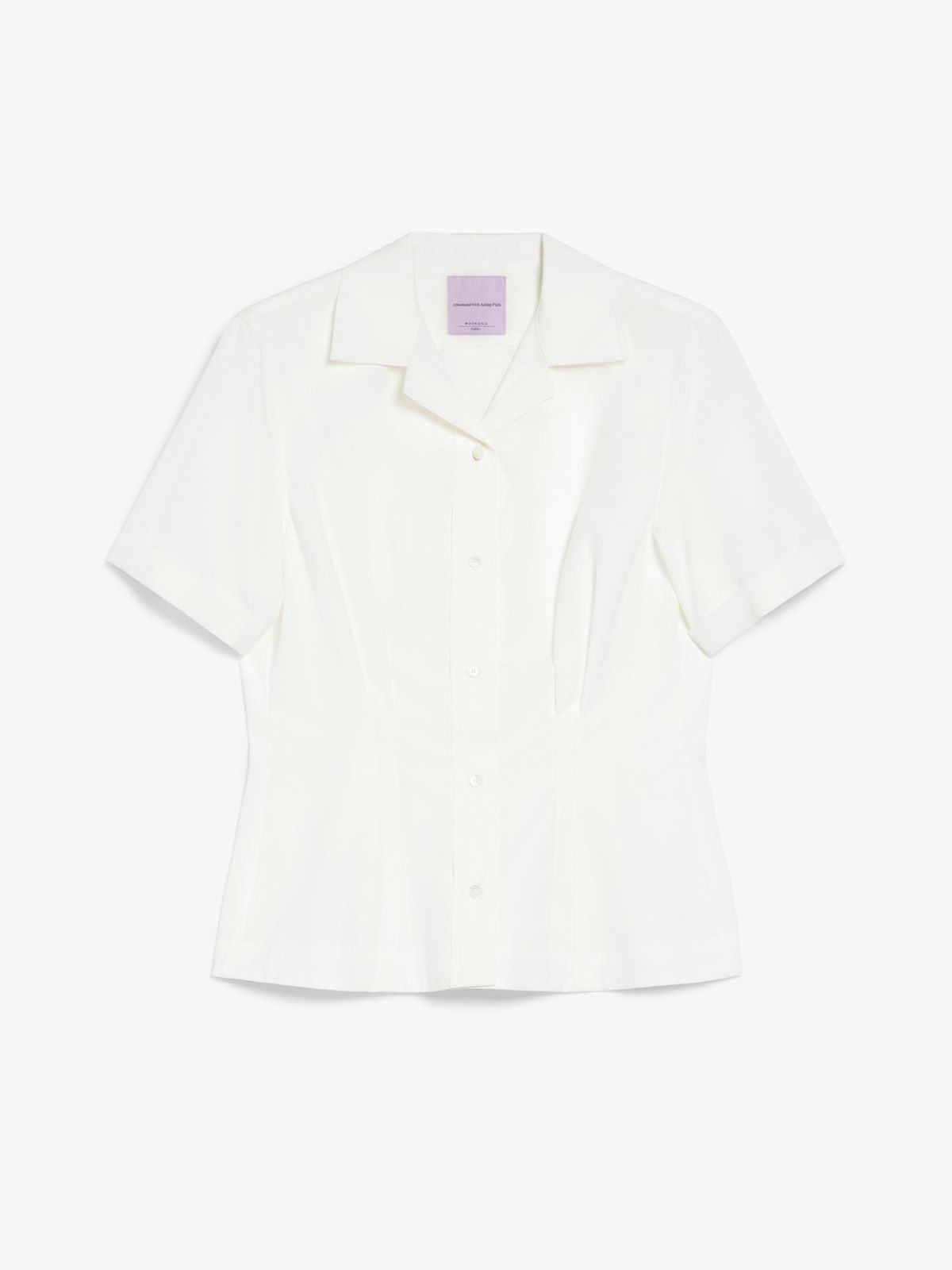 Camicia in Popeline di Cotone / Bianco - Ideal Moda