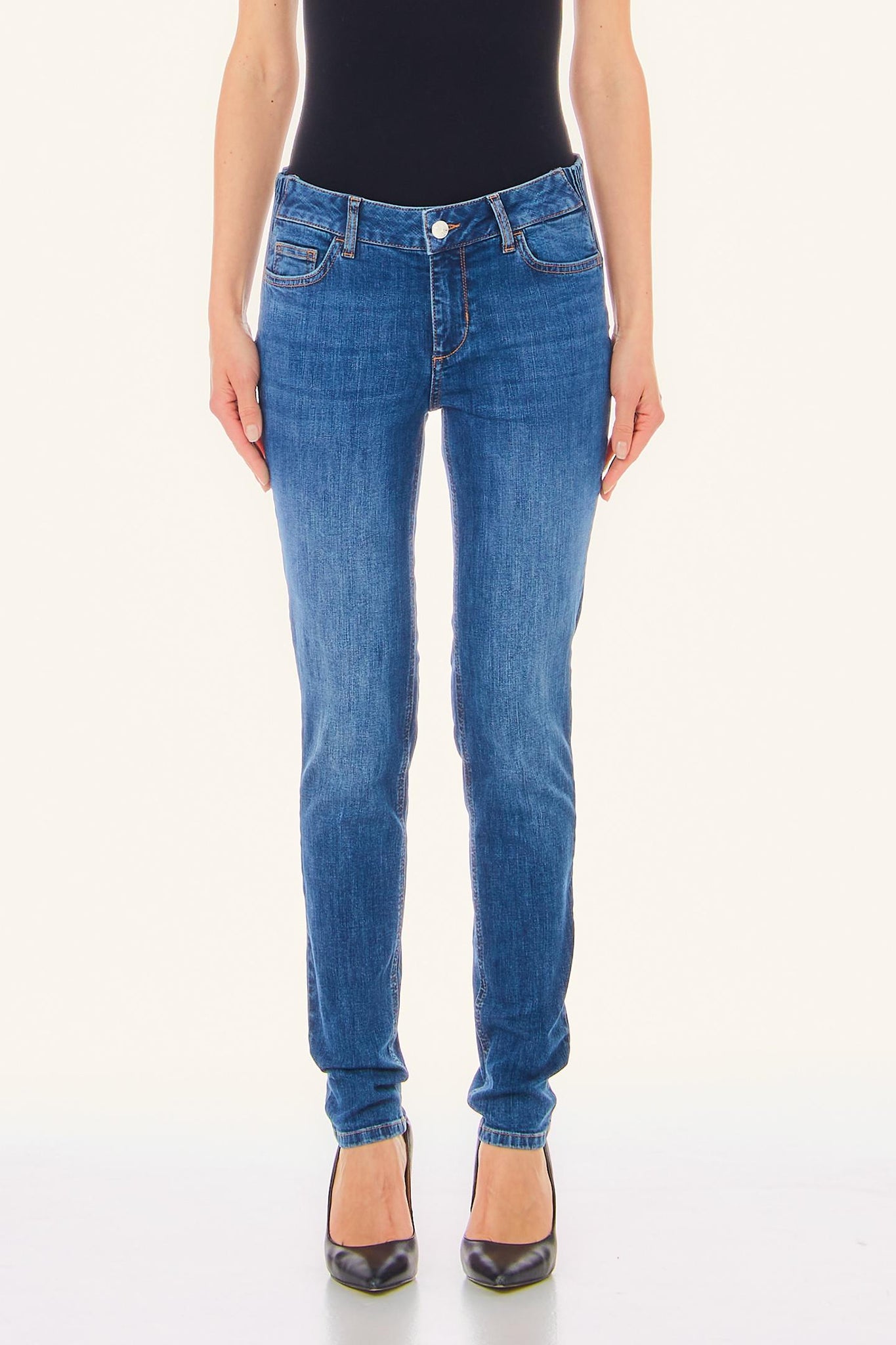 Jeans Bottom Up in Denim / Jeans - Ideal Moda