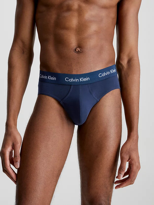 Slip con Logo in Confezione da 3 / Blu - Ideal Moda