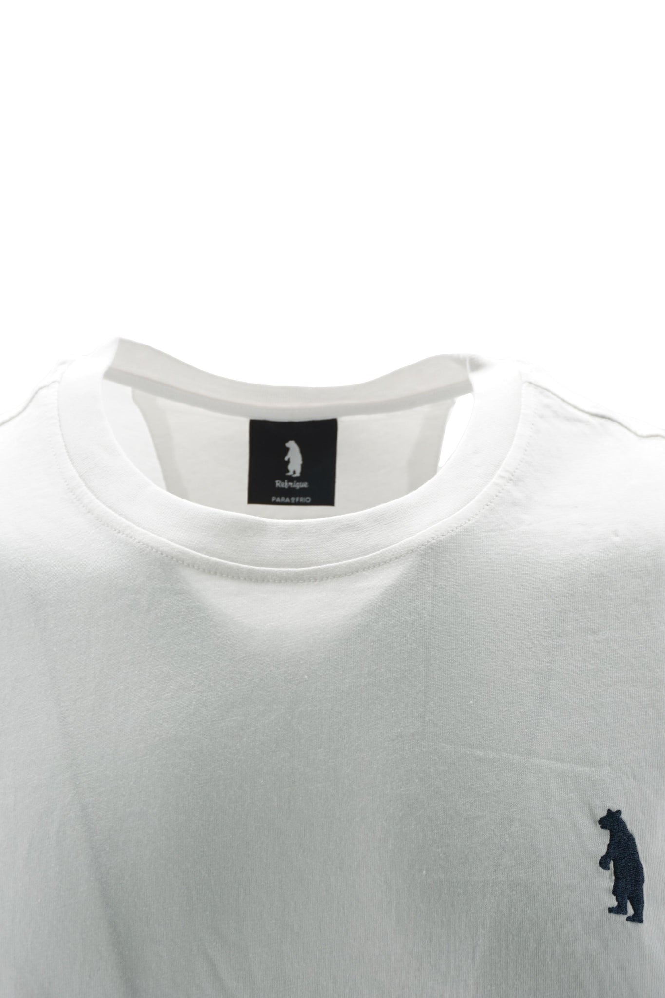 T-Shirt con Logo Ricamato / Bianco - Ideal Moda
