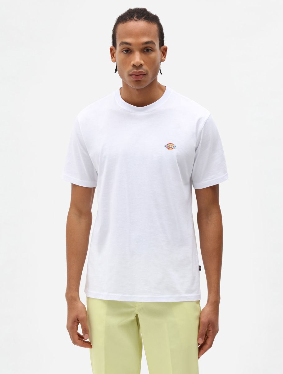 T-Shirt in Jersey con Logo / Bianco - Ideal Moda