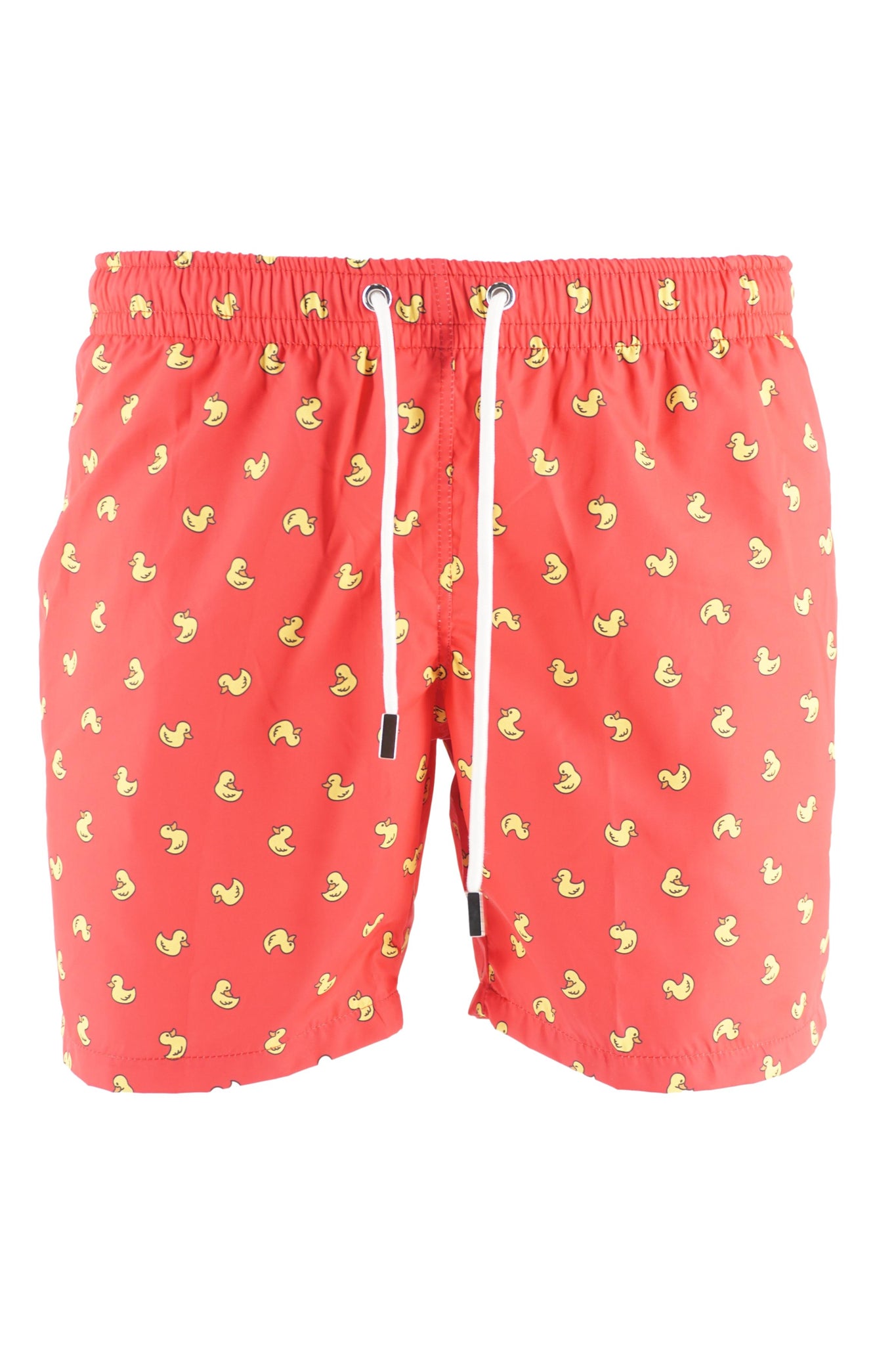 Costume da Mare con Fantasia / Rosso - Ideal Moda