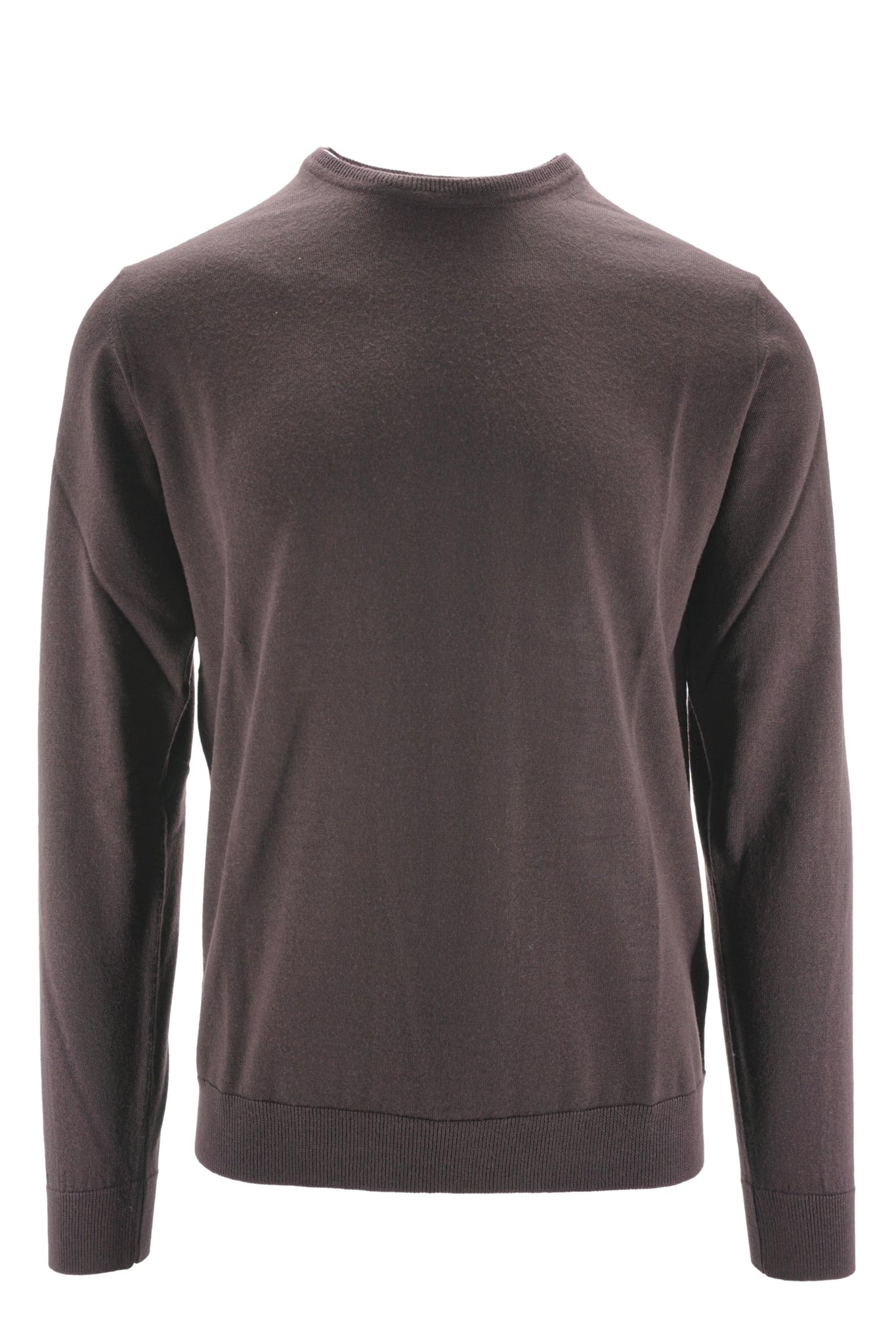 Maglia in Merinos Extrafine / Marrone - Ideal Moda