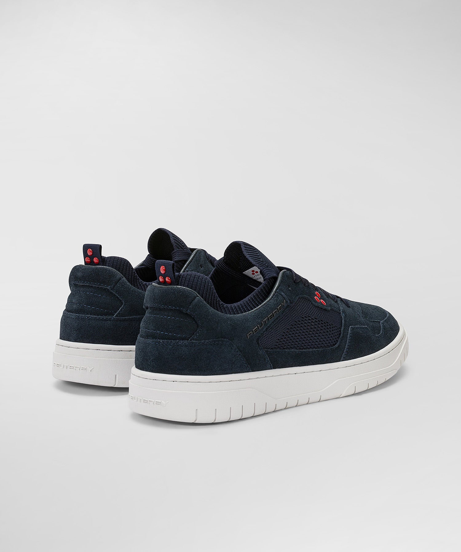 Sneaker in Seude e Maglina Tecnica / Blu - Ideal Moda