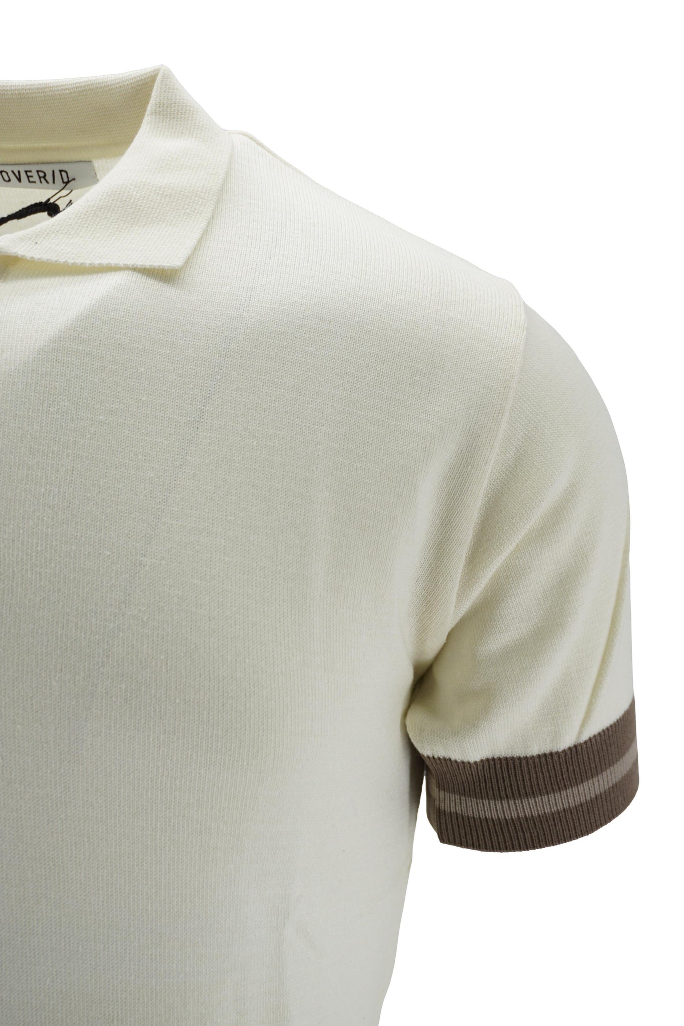 Polo in Cotone con Dettagli a Contrasto / Bianco - Ideal Moda