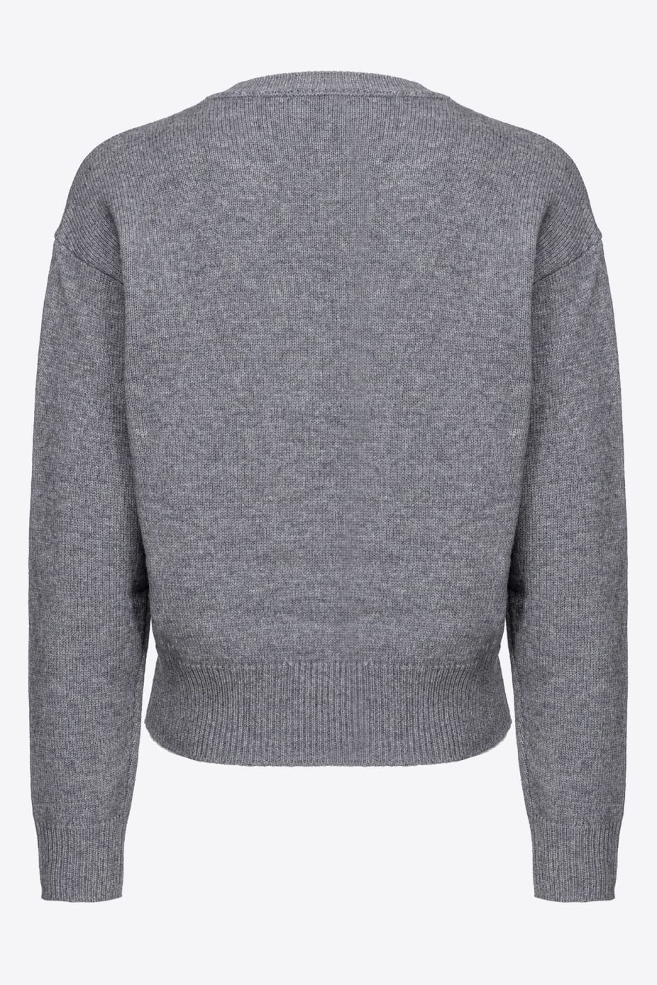 Maglia con Logo Frontale / Grigio - Ideal Moda