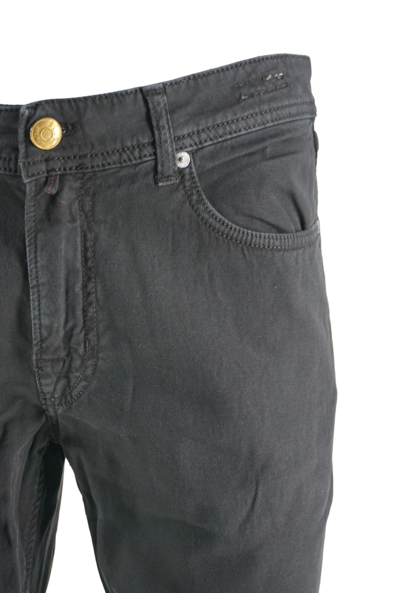 Pantalone Cinque Tasche in Cotone / Nero - Ideal Moda