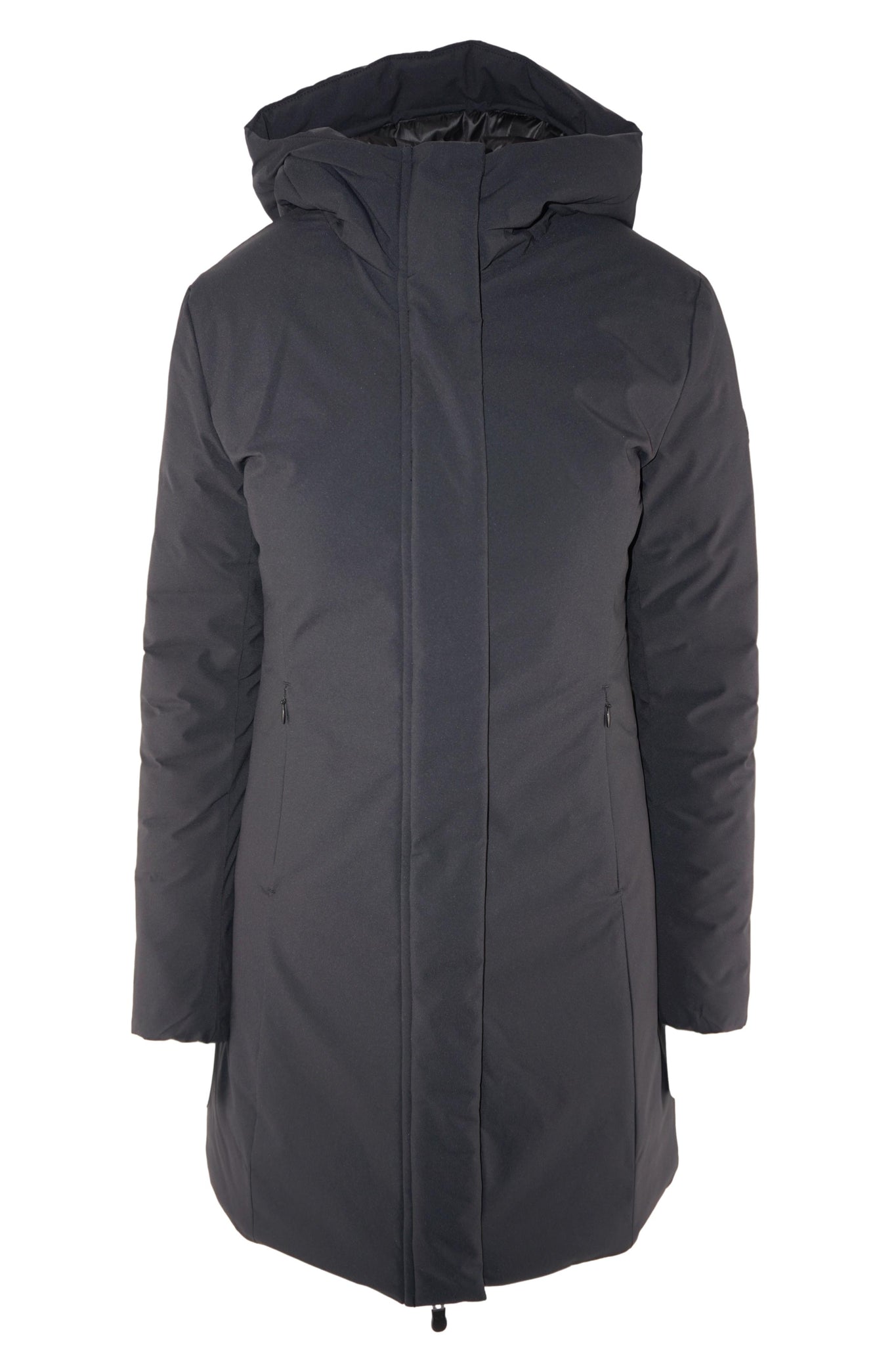 Giubbino Lungo in Softshell / Nero - Ideal Moda