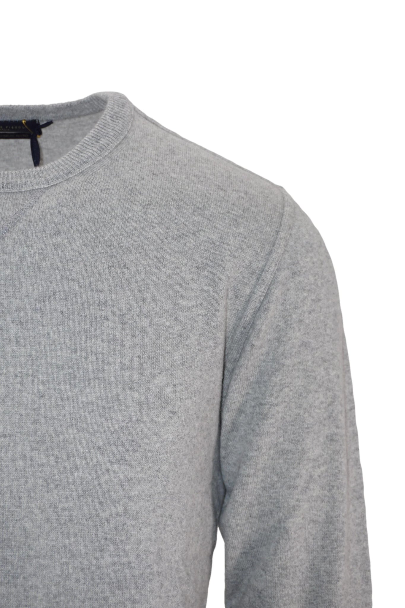 Maglia Taglio Felpa in Lana / Grigio - Ideal Moda