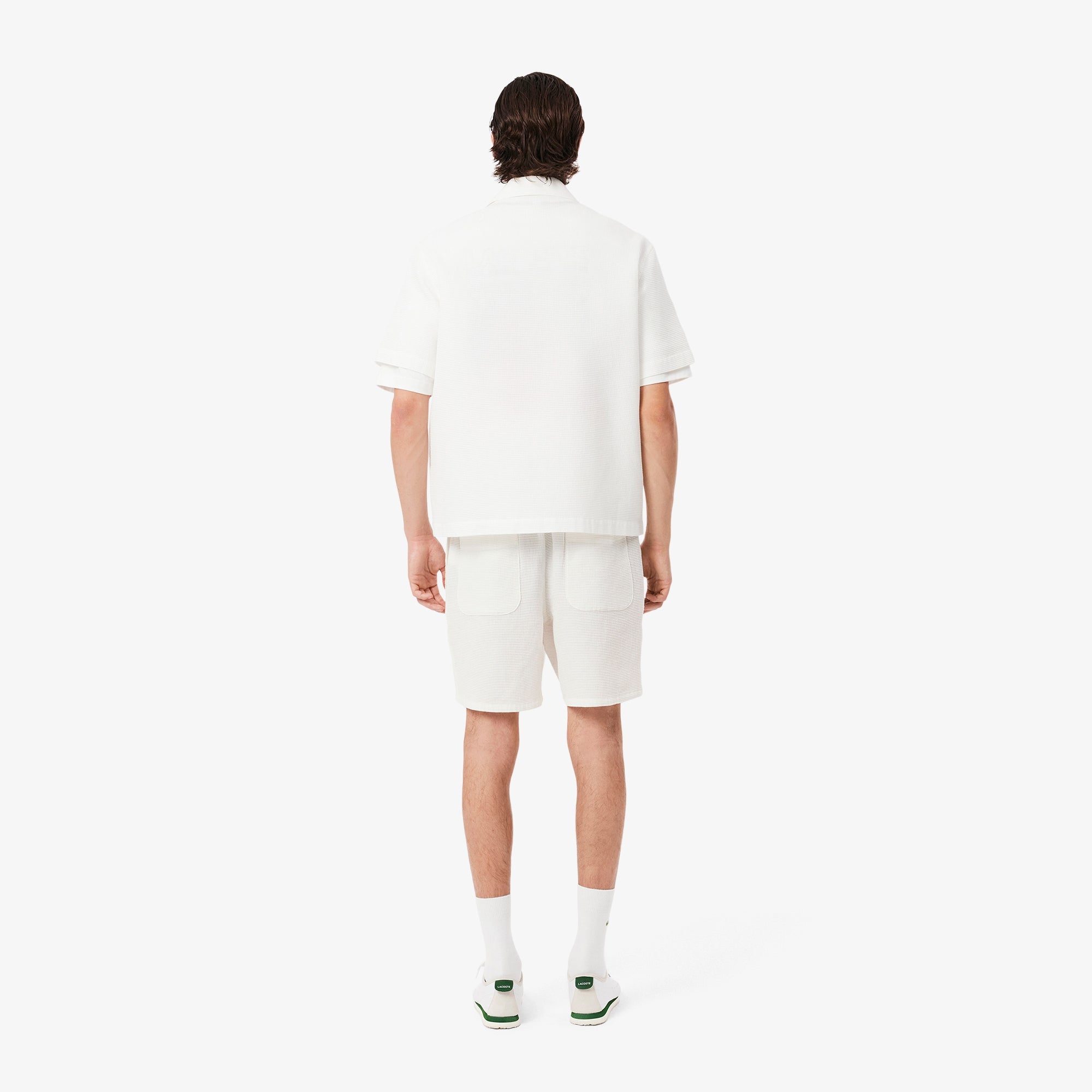 Shorts Leggeri Testurizzati / Bianco