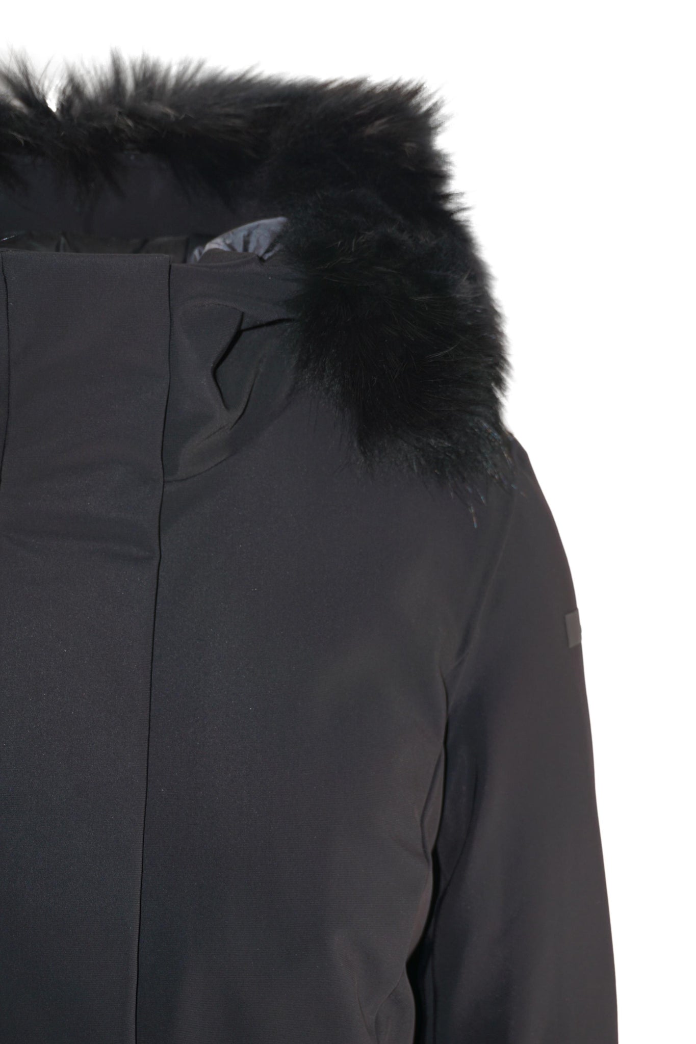 Giubbino Winter Long Fur RRD / Nero - Ideal Moda