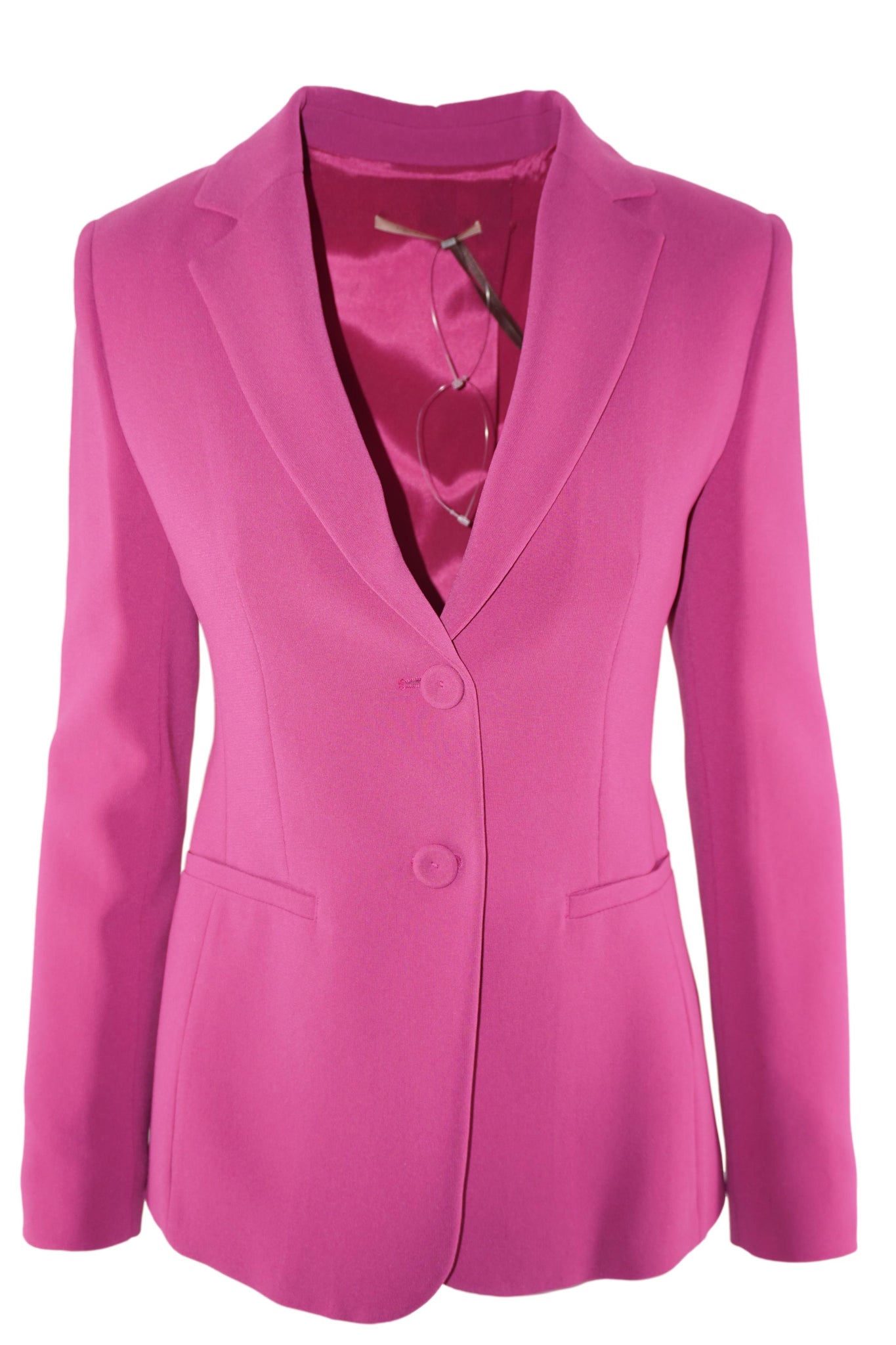 Giacca Slim Fit Monopetto / Fucsia - Ideal Moda