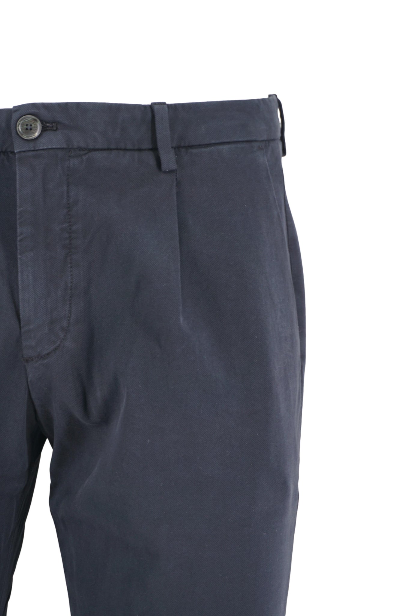 Pantalone con Pinces Modello Tiberio / Blu - Ideal Moda