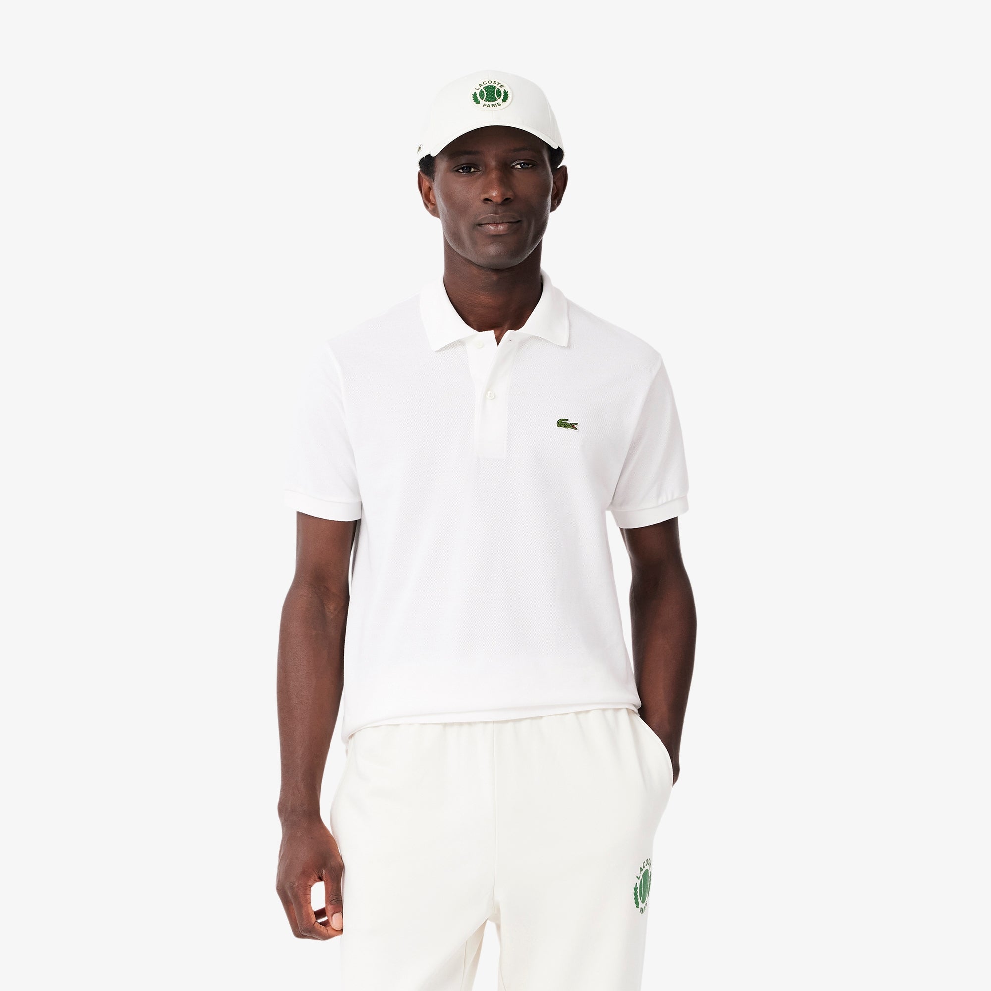 Polo 12.12 con Logo Lacoste / Bianco - Ideal Moda