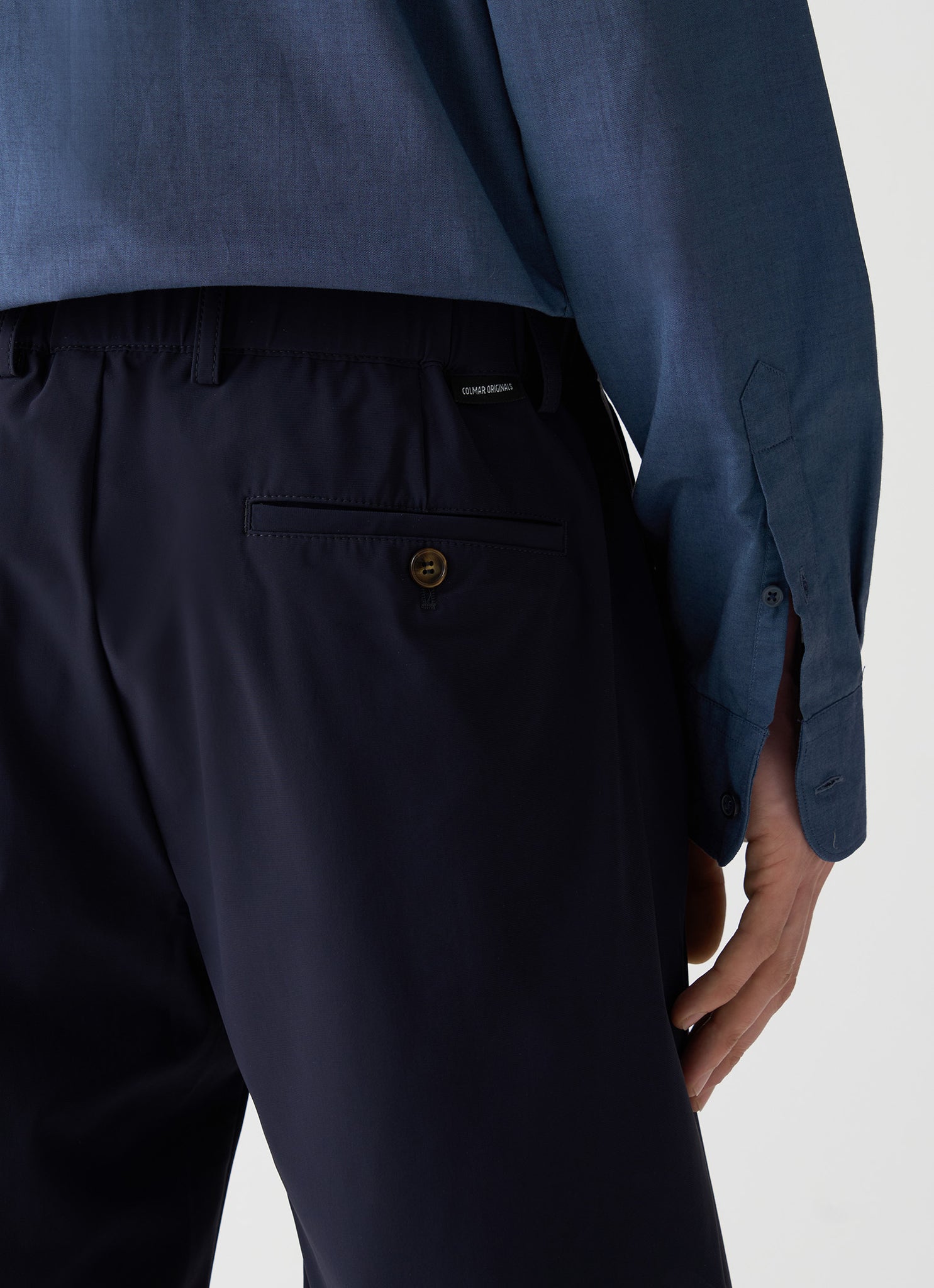 Bermuda in Tessuto Tecnico / Blu - Ideal Moda