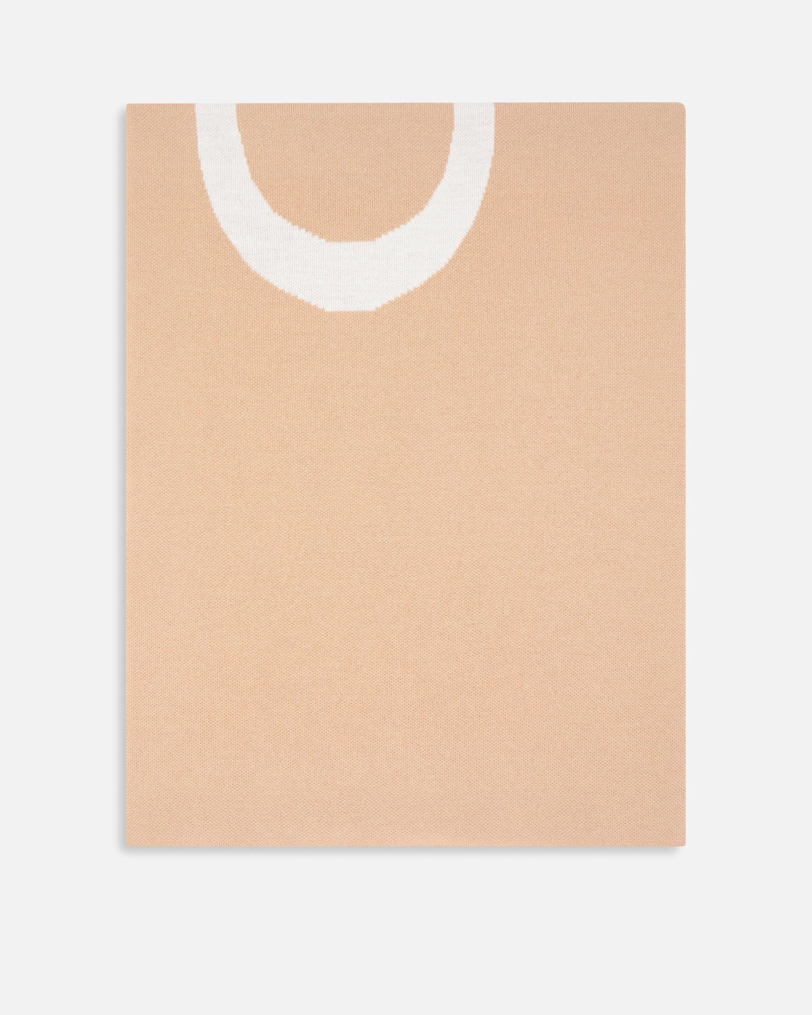 Sciarpa con Logo Lettering / Beige