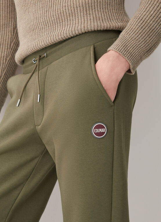 Pantalone in Tuta con Logo / Verde - Ideal Moda