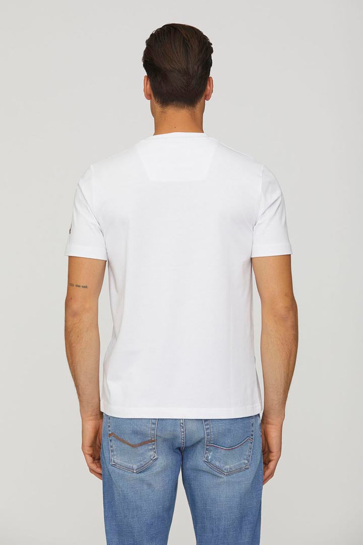 T-Shirt con Stampa Frecce Tricolori / Bianco - Ideal Moda