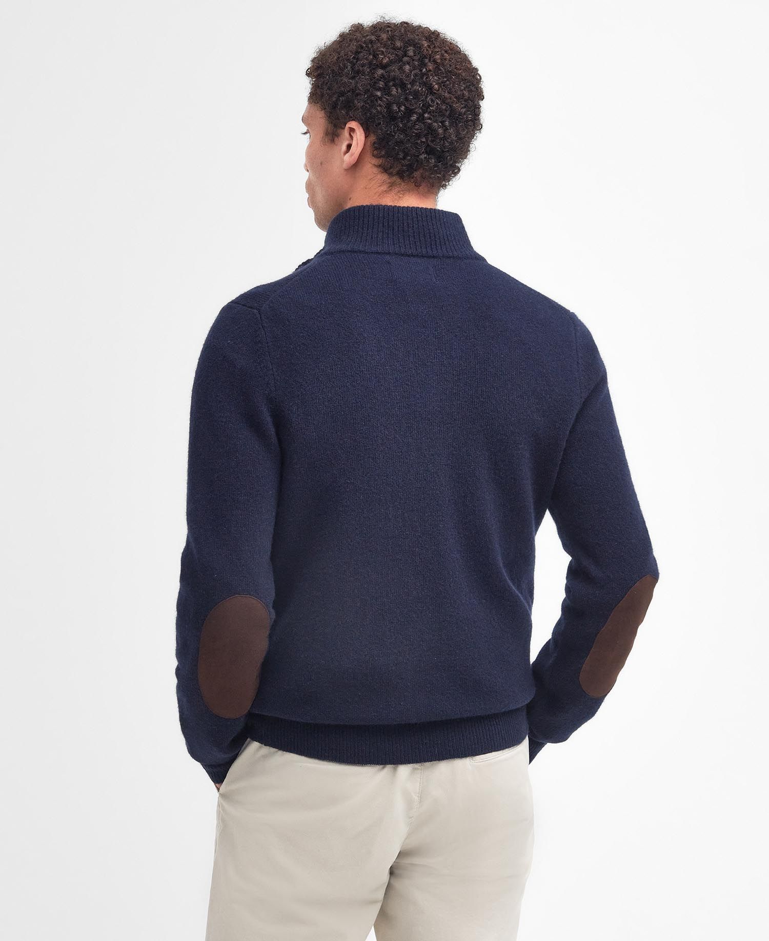 Maglia con Toppa sul Gomito / Blu - Ideal Moda