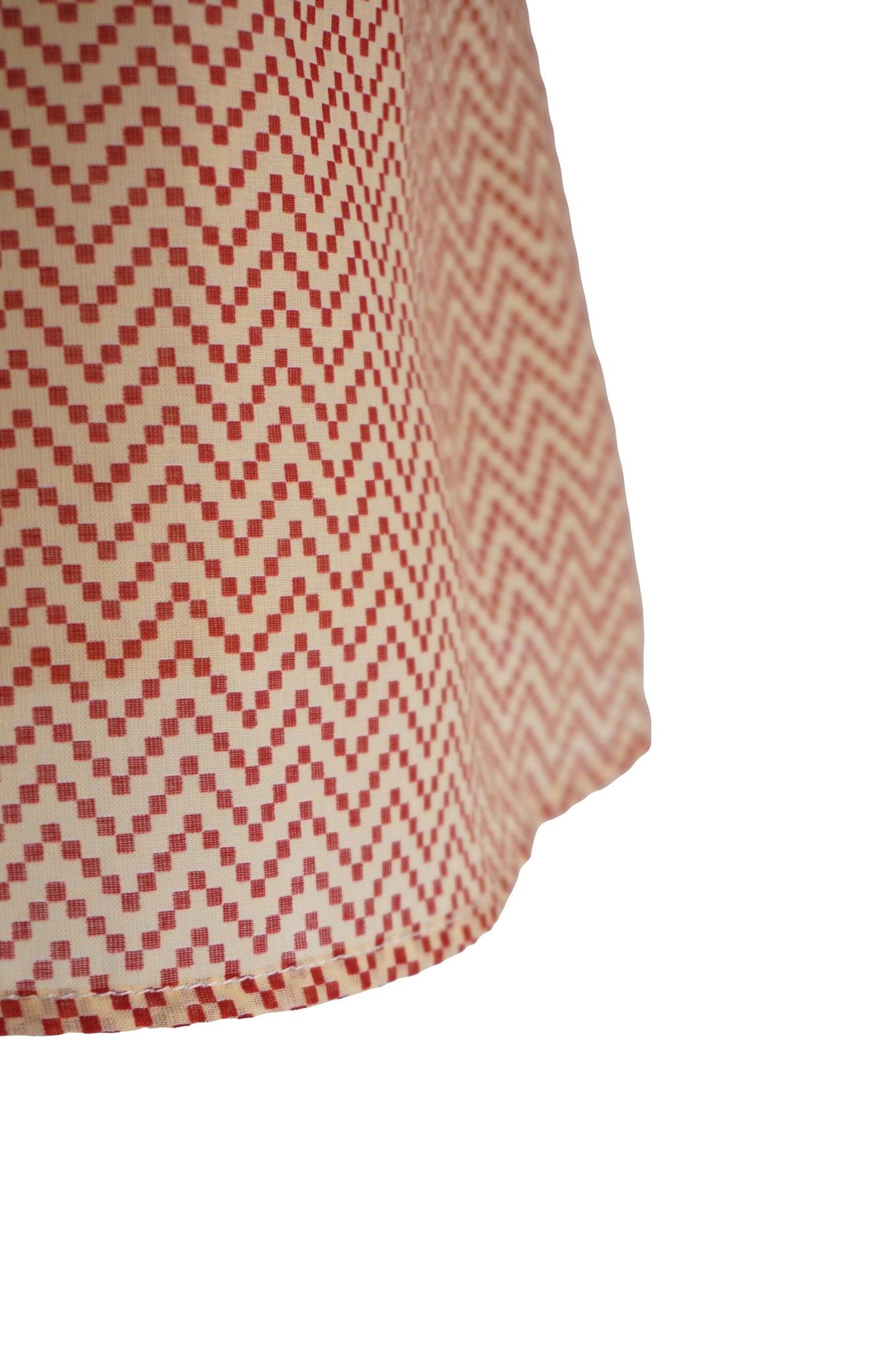 Top in Cotone con Fantasia / Bordeaux - Ideal Moda