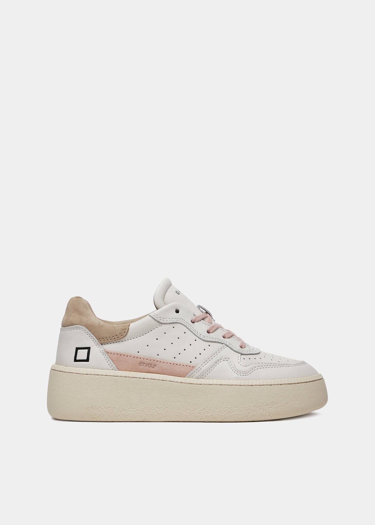 Sneaker in Pelle Step Calf / Beige - Ideal Moda