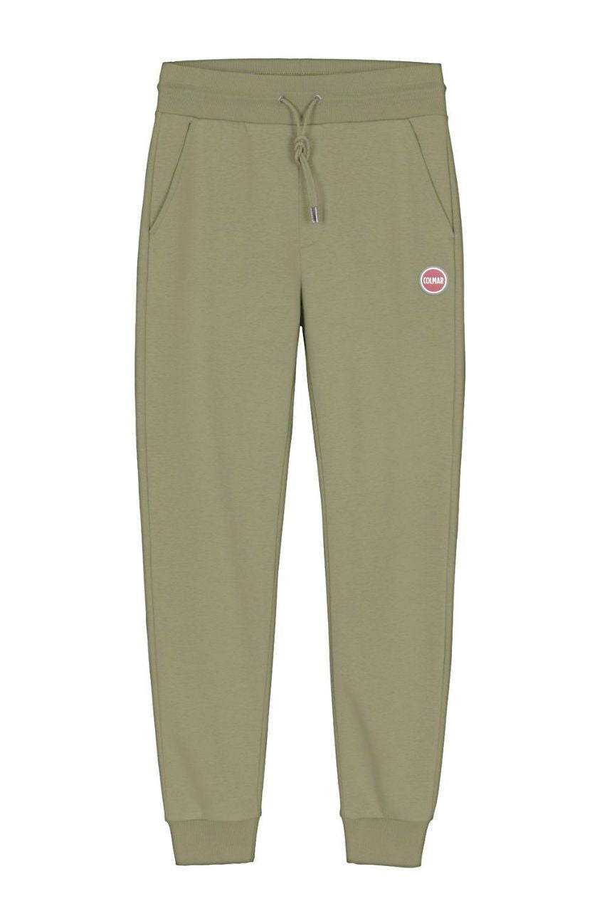 Pantalone in Felpa con Logo / Verde - Ideal Moda