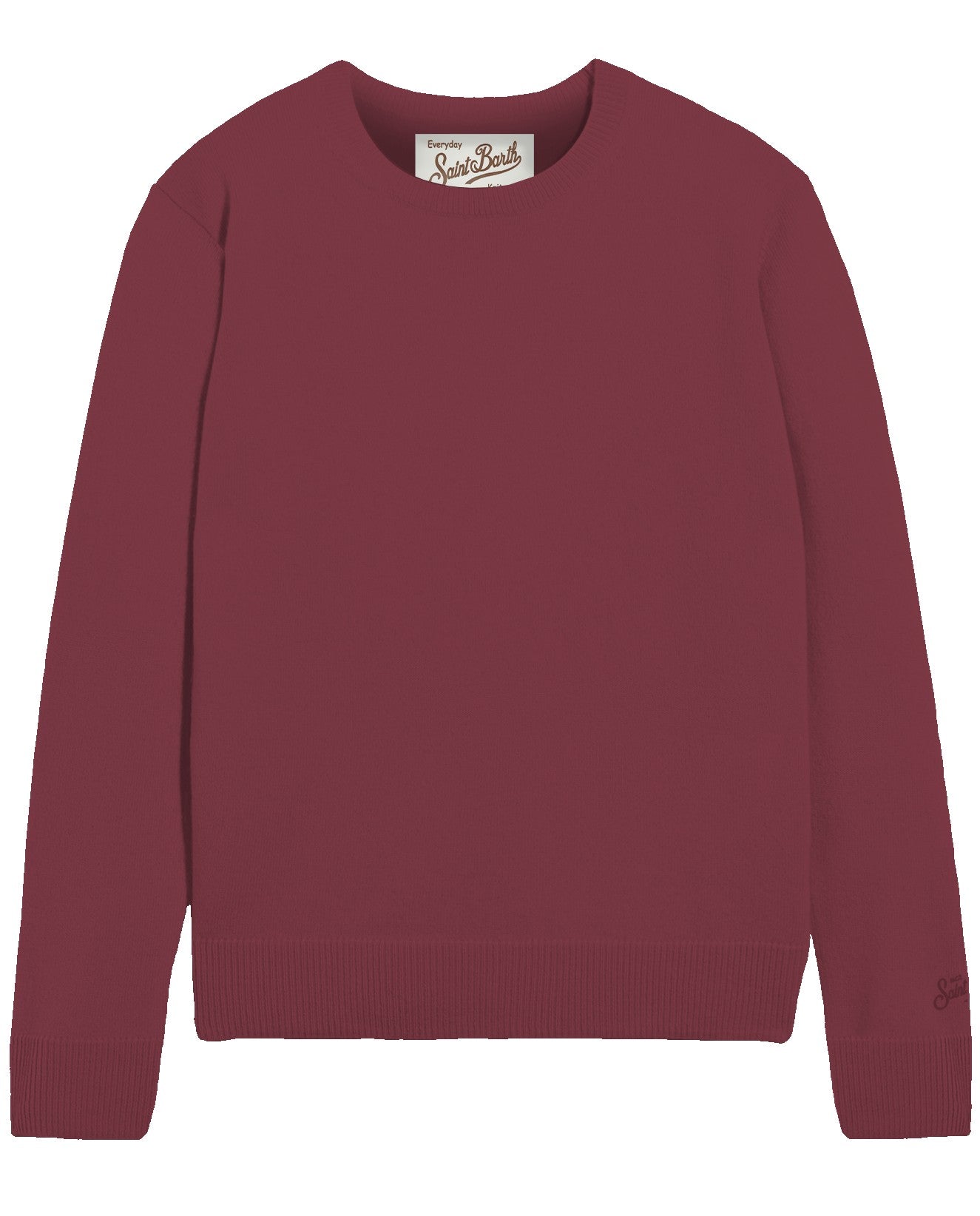 Maglione Sorbonne con Logo / Bordeaux - Ideal Moda
