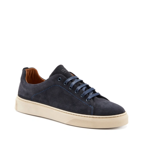 Sneaker in Pelle Scamosciata / Blu - Ideal Moda
