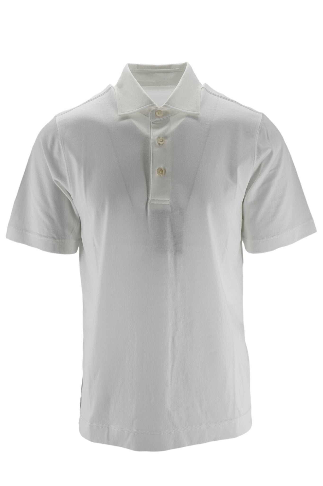 Polo in Jersey di Cotone / Bianco - Ideal Moda