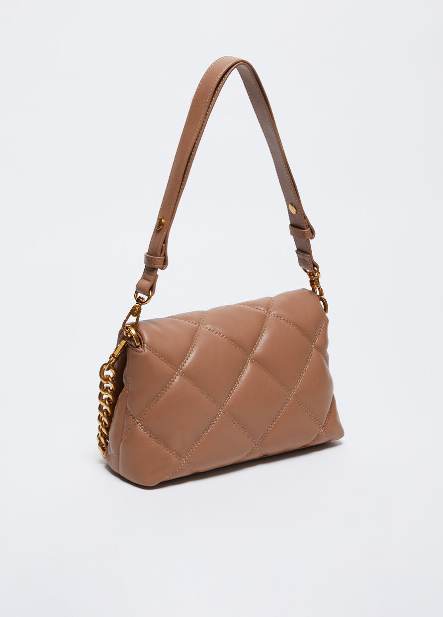 Borsa LaPuffy Matelassè / Marrone - Ideal Moda