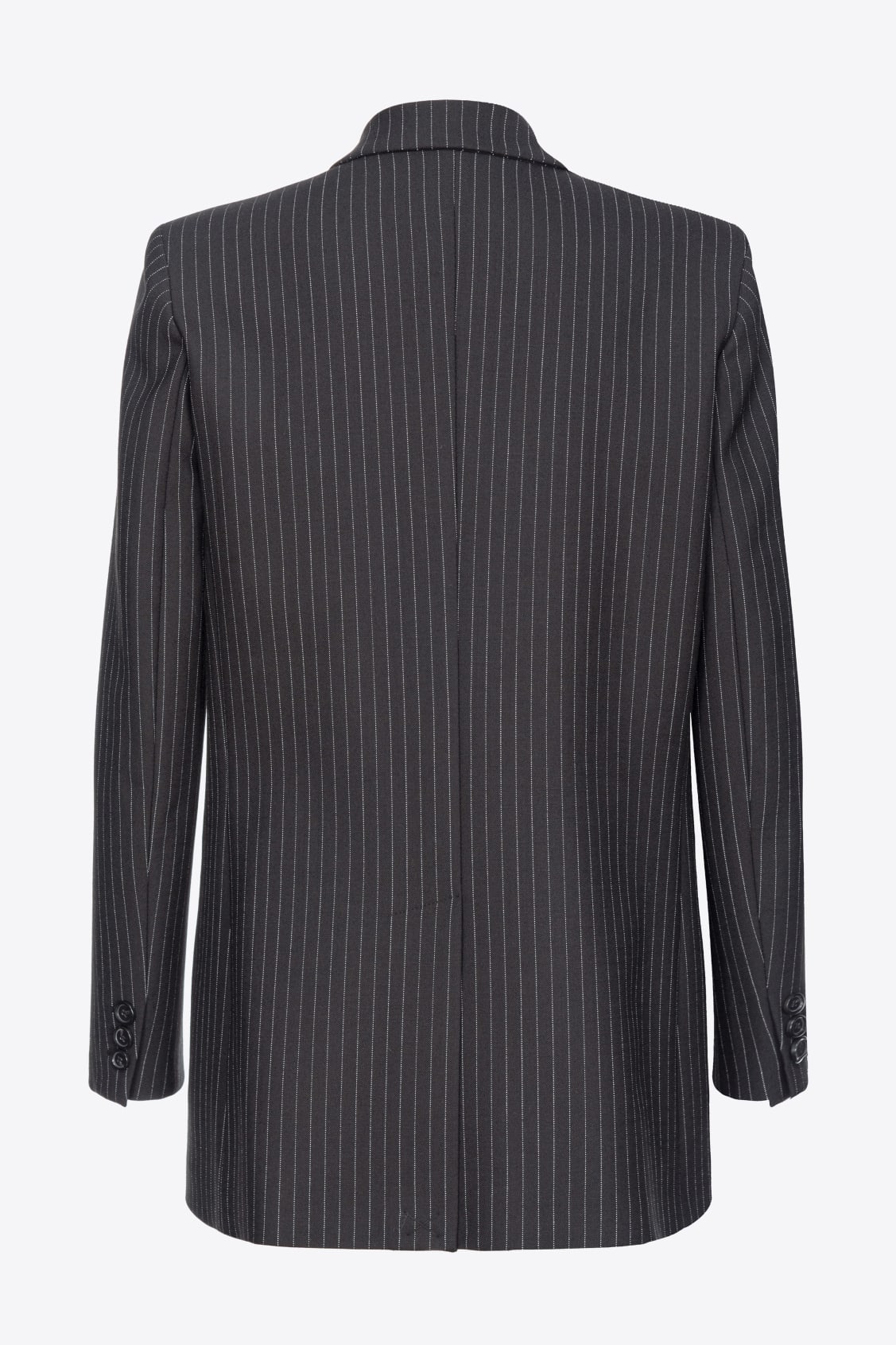 Blazer Doppiopetto Gessato / Nero - Ideal Moda