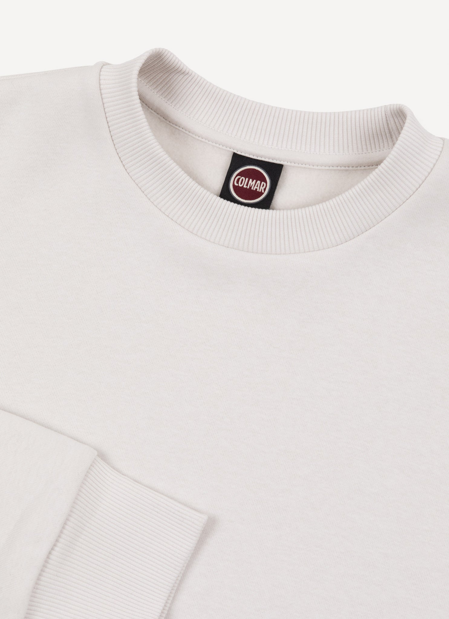 Felpa Girocollo con Logo / Bianco - Ideal Moda