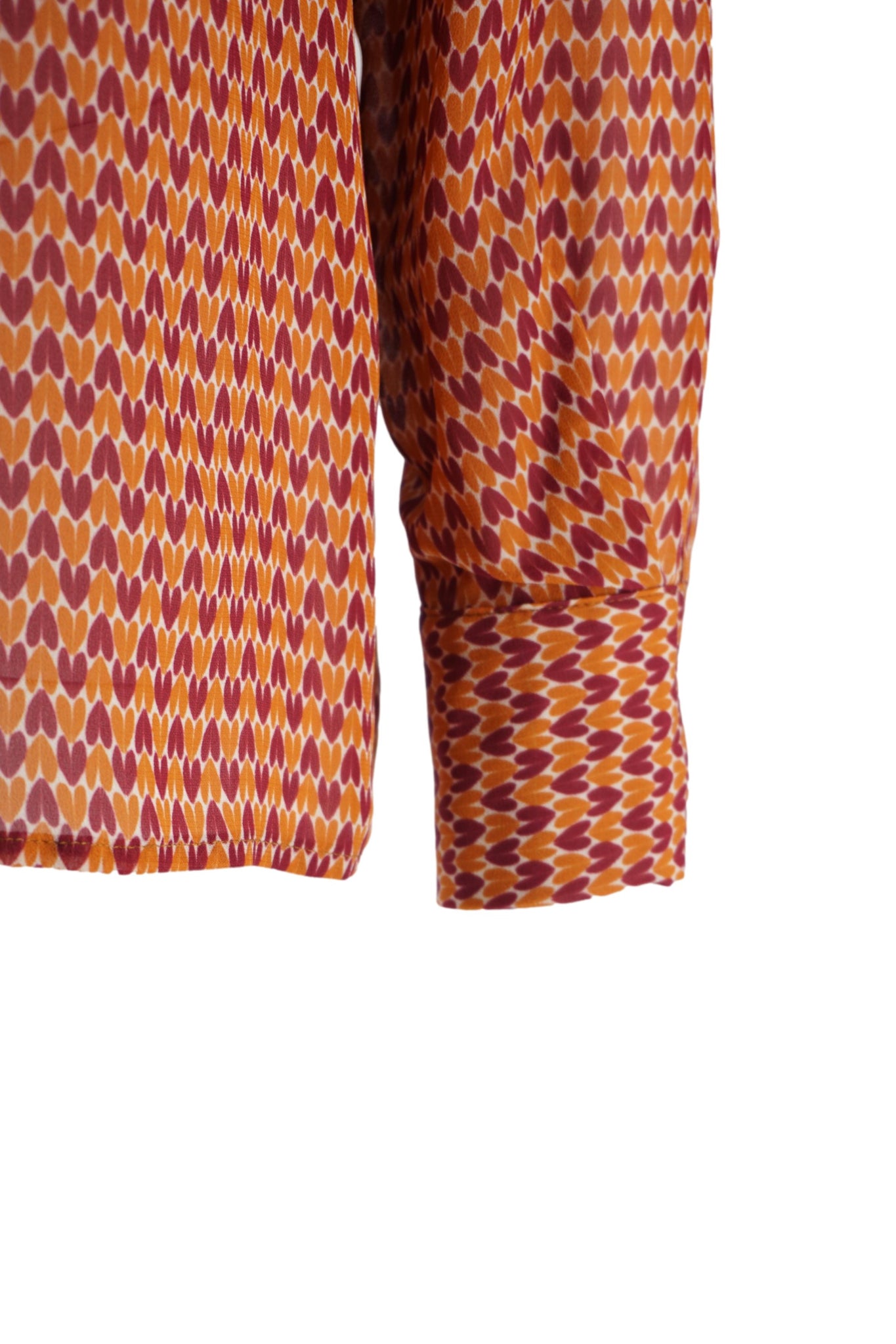 Camicia in Viscosa con Fantasia / Bordeaux - Ideal Moda