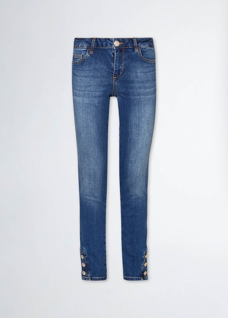 Jeans Skinny Bottom Up / Jeans - Ideal Moda