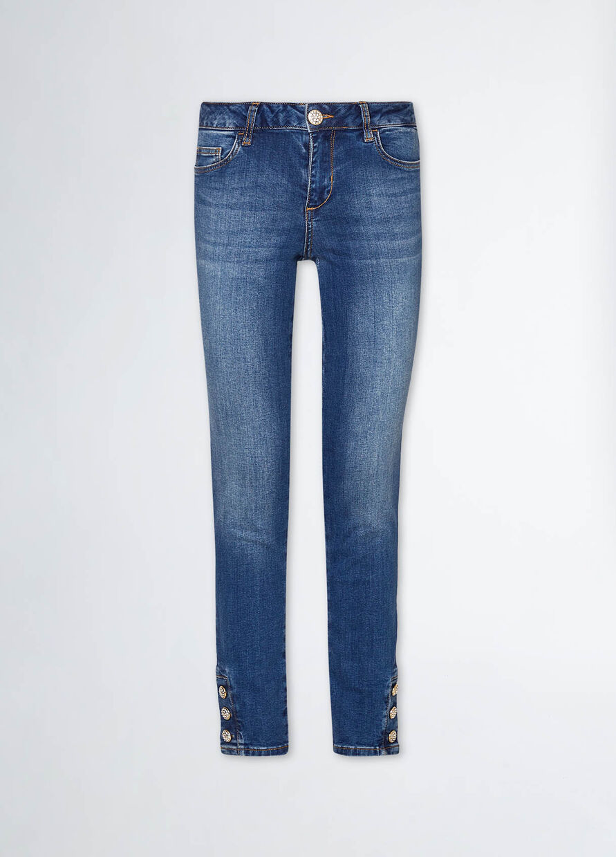 Jeans Skinny Bottom Up / Jeans - Ideal Moda