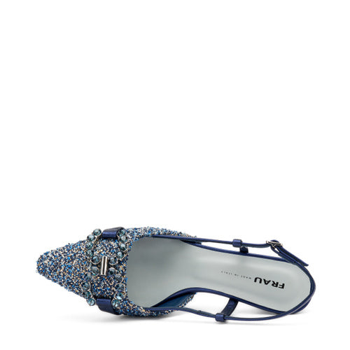 Slingback Gioiello con Tacco / Jeans - Ideal Moda