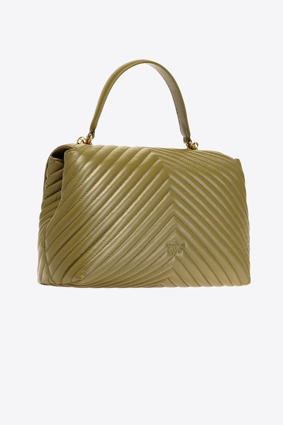Borsa Big Lady Love Puff Chevron / Verde - Ideal Moda